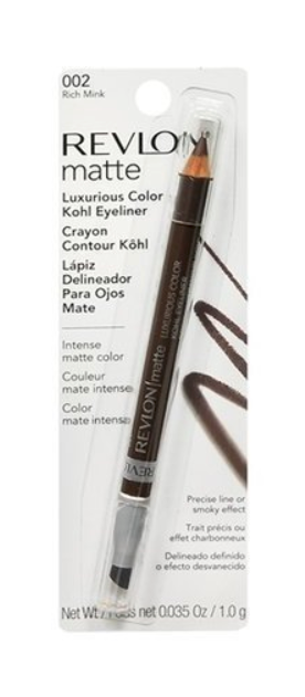 Revlon Luxurious Color Matte Kohl Eyeliner Uncarded, 002 Rich Mink, 0.035 oz. - ADDROS.COM
